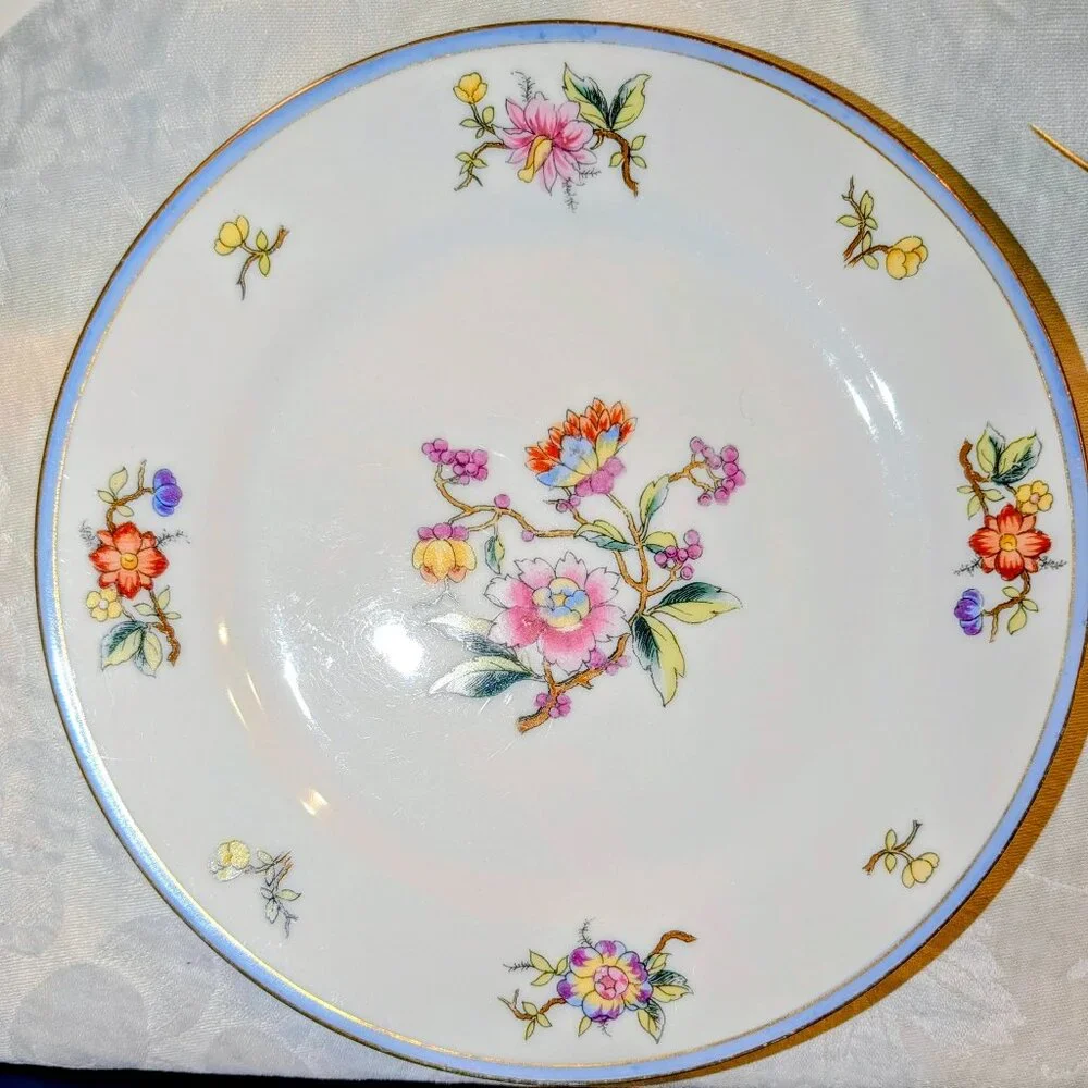 Antique 1911 Noritake Rouen Nippon Hand Painted 4pc Set